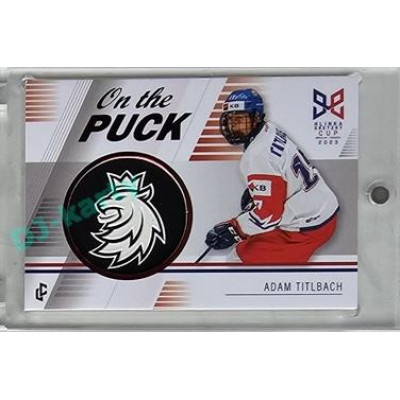 2023/24 Legendary Cards Hlinka Gretzky Cup Young Lions #P-16 Adam Titlbach On The Puck Red xx/29