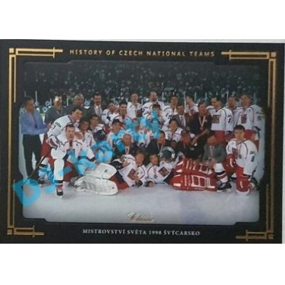 2020 OFS SSČH Mistrovství světa 1998 Švýcarsko #HCNT-46 04/10 History of Czech National Teams Gold