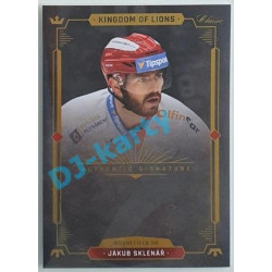 2021 OFS Kingdom of Lions Jakub Sklenář #A18 Authentic Signature PROMO (bez podpisu)