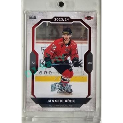 2023/24 Goal cards Chance Liga 2. série #389 Jan Sedláček Red Expo 1of1