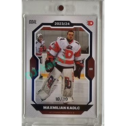 2023/24 Goal cards Chance Liga 2. série #372 Maxmilian Kadlc Blue 10/10