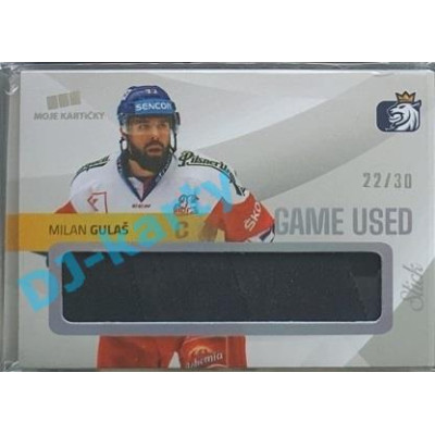 2020 MK reprezentace Milan Gulaš #5 22/30 Game Used Memorabilia
