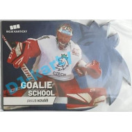 2020 MK reprezentace Jakub Kovář #8 Goalie School Die-cut Blue Retail