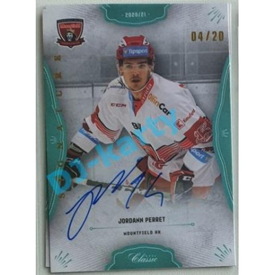 2020/21 OFS 2. série Jordann Perret #229 04/20 Rainbow Signature