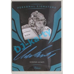 2020/21 OFS 1. série Štěpán Lukeš #PS-ŠTLU 3/6 Personal Signature Blue