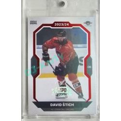 2023/24 Goal cards Chance Liga 2. série #392 David Štich Red Expo 1of1