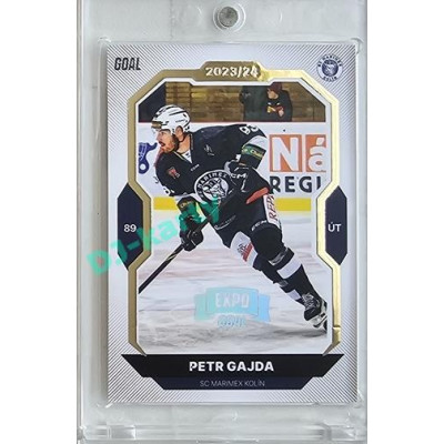 2023/24 Goal cards Chance Liga 2. série #355 Petr Gajda Expo Silver 1of7