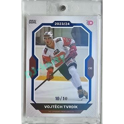 2023/24 Goal cards Chance Liga 2. série #374 Vojtěch Tvrdík Blue 10/10