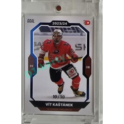2023/24 Goal cards Chance Liga 2. série #375 Vít Kaštánek Blue 10/10
