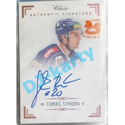 2019/20 OFS Chance liga Tomáš Sýkora #AS031 x/2 Authentic Signature Rainbow OFS 18-19 Expo Pard.