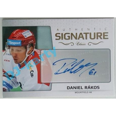 2018/19 OFS Daniel Rákos #AS-47 6/6 Authentic Signature Gold