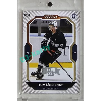 2023/24 Goal cards Chance Liga 2. série #357 Tomáš Bernat Expo Silver 1of7