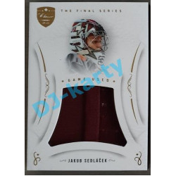 2021/22 OFS The Final Series Jakub Sedláček #JER-JS Game Used Jersey Gold PROMO