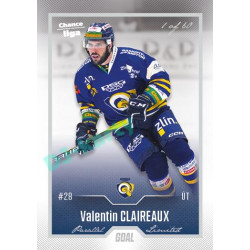 2022/23 Goal Cards Chance Liga 1. série #196 Valentin Claireaux Silver 1 of 60