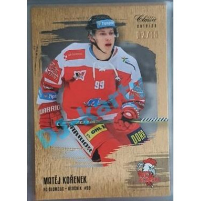 2019/20 OFS Matěj Kořenek #384 02/15 Gold Sand