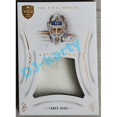 2021/22 OFS The Final Series Tomáš Duba #MEM-TD Game Used Gold PROMO