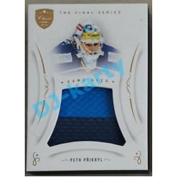 2021/22 OFS The Final Series Petr Přikryl #JER-PR Game Used Jersey Gold PROMO