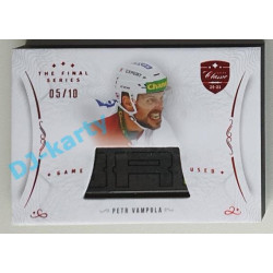 2021/22 OFS The Final Series Petr Vampola #STI-VAP 05/10 Game Used Stick Red
