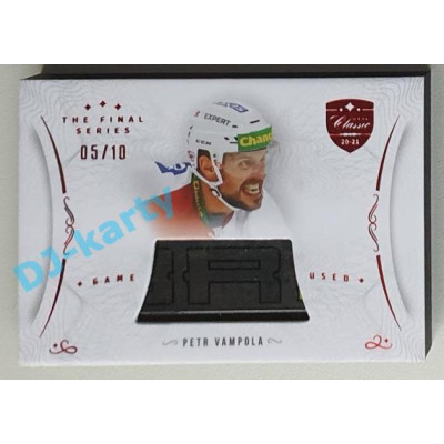 2021/22 OFS The Final Series Petr Vampola #STI-VAP 05/10 Game Used Stick Red