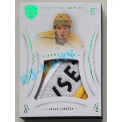 2021/22 OFS The Final Series Jakub Jenáček #JER-JE 1/5 Game Used Jersey Emerald