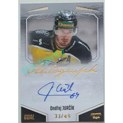 2022/23 Goal Cards Chance Liga 1. série #A-15 Ondřej Jurčík Autograph 33/49