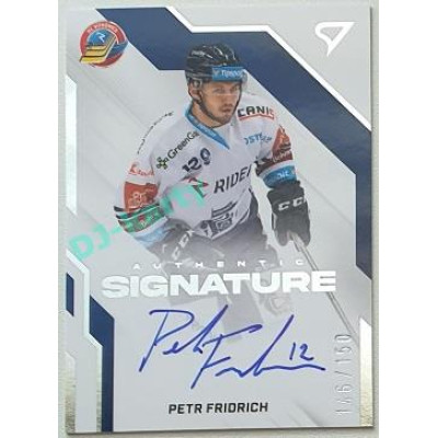 2022/23 Sportzoo ELH 2. série #AS1-PF Petr Fridrich Signature level 1 xxx/150