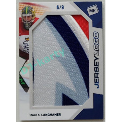 2023 MK reprezentace #JL-02 Marek Langhamer Jersey Logo Memorabilia 6/9