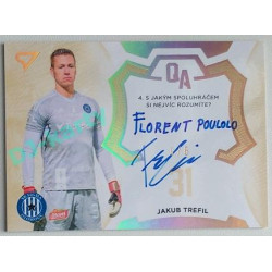 2022/23 Sportzoo Fortuna Liga 2. série #QA-JT Jakub Trefil Q&A Signatured Answer 4/6