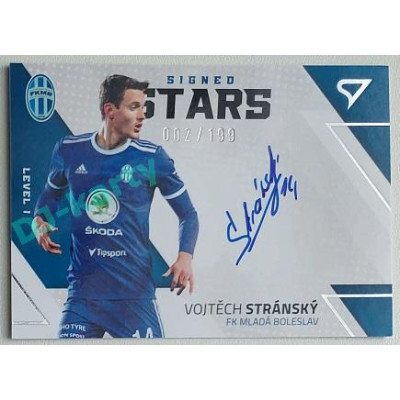 2022/23 Sportzoo Fortuna Liga 2. série #SL1-ST Vojtěch Stránský Signed Stars Level 1 xx/199