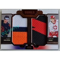 2022/23 Goal Cards Chance Liga Update #D-19 J. Koláček / O. Haas Duals Jersey Bronze 06/30