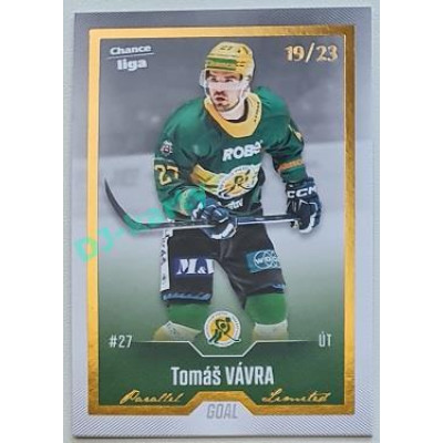 2022/23 Goal Cards Chance Liga Update #419 Tomáš Vávra Gold xx/23