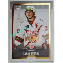 2022/23 Goal Cards Chance Liga 2. série #311 Lukáš Strnad Expo Gold 1 of 3