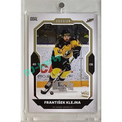 2023/24 Goal cards Chance Liga 2. série #359 František Klejna Expo Silver 1of7