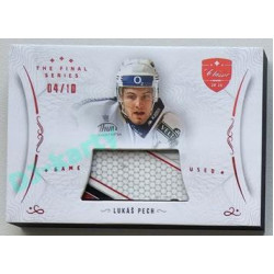 2021/22 OFS The Final Series Lukáš Pech #STI-PEL 04/10 Game Used Stick Red