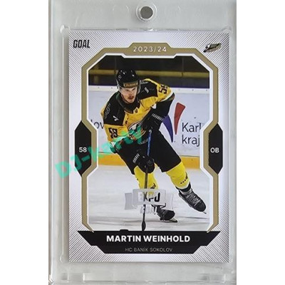 2023/24 Goal cards Chance Liga 2. série #360 Martin Weinhold Expo Silver 1of7