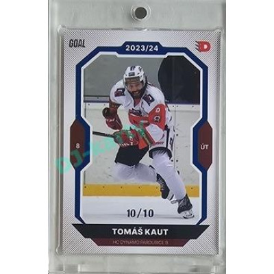 2023/24 Goal cards Chance Liga 2. série #380 Tomáš Kaut Blue 10/10