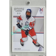 2023/24 Legendary Cards Hlinka Gretzky Cup Young Lions #07 Jan Skok Frame White 6/9