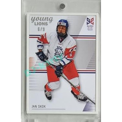 2023/24 Legendary Cards Hlinka Gretzky Cup Young Lions #07 Jan Skok Frame White 6/9