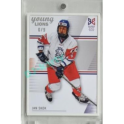 2023/24 Legendary Cards Hlinka Gretzky Cup Young Lions #07 Jan Skok Frame White 6/9