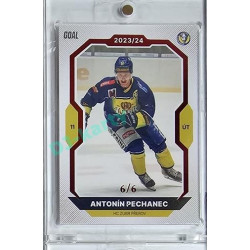 2023/24 Goal cards Chance Liga 1. série #107 Antonín Pechanec Red 6/6