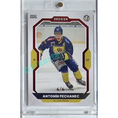 2023/24 Goal cards Chance Liga 1. série #107 Antonín Pechanec Red 6/6