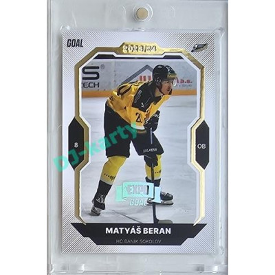 2023/24 Goal cards Chance Liga 2. série #361 Matyáš Beran Expo Silver 1of7