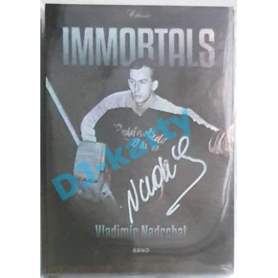 2020 OFS Síň slávy českého hokeje Vladimír Nadrchal #IM-2 04/10 Immortals Signature White