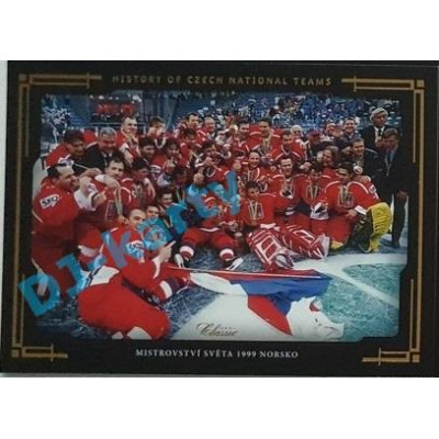 2020 OFS SSČH Mistrovství světa 1999 Norsko #HCNT-47 03/10 History of Czech National Teams Gold