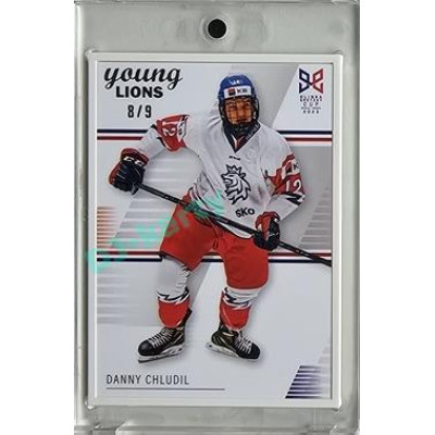2023/24 Legendary Cards Hlinka Gretzky Cup Young Lions #14 Danny Chludil Frame White 8/9