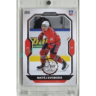 2023/24 Goal cards Chance Liga 1. série #039 Matěj Svoboda 1st day of issue