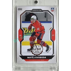 2023/24 Goal cards Chance Liga 1. série #039 Matěj Svoboda 1st day of issue