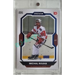 2023/24 Goal cards Chance Liga 2. série #383 Michal Rouha Blue 10/10