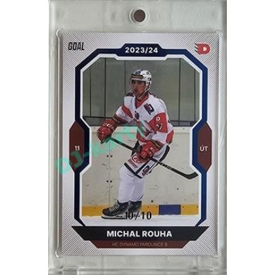 2023/24 Goal cards Chance Liga 2. série #383 Michal Rouha Blue 10/10