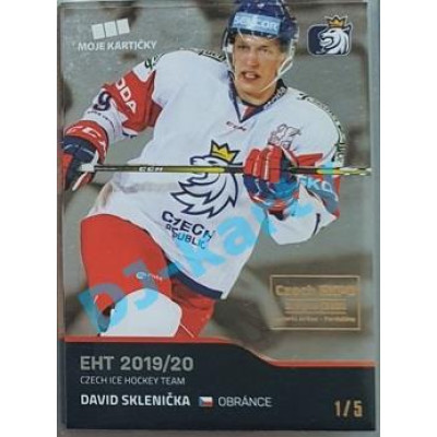 2020 MK reprezentace David Sklenička #34 1/5 Silver Czech Expo